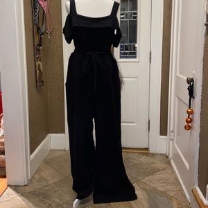 NWT. Black Cold Shoulder Jumpsuit. NY&CO